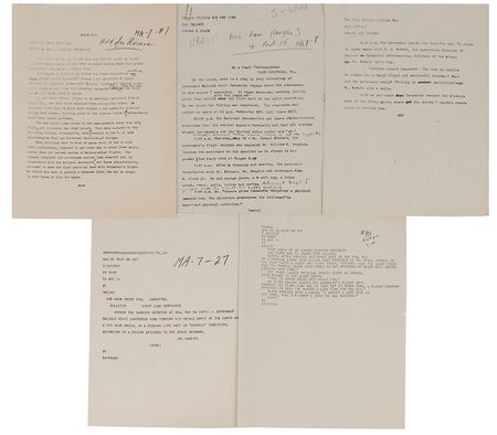 Lot #6087 Scott Carpenter Signed Press Kit and Photograph - Image 3