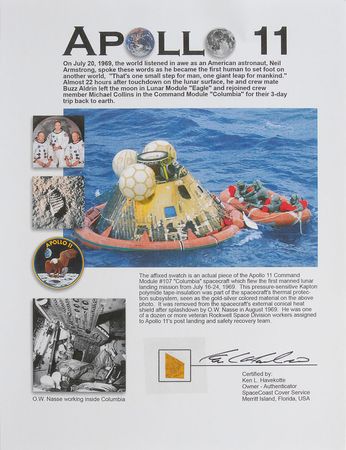 Lot #6280 Apollo 11 Collection of Items - Image 1