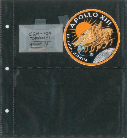 Lot #6339 Apollo 13 Pair of Flown Artifacts - Image 1