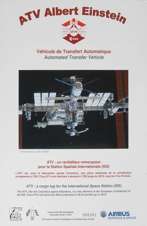 Lot #6542 ISS Flown Cover Display - Image 2