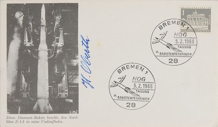 Lot #6033 Peenemunde Rocket Pioneer Collection of (50) Signatures - Image 4