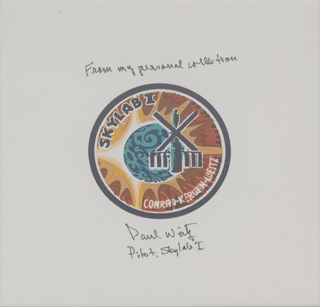 Lot #6455 Skylab 2: Paul Weitz’s Pair of Signed Skylab I Beta Patches - Image 1