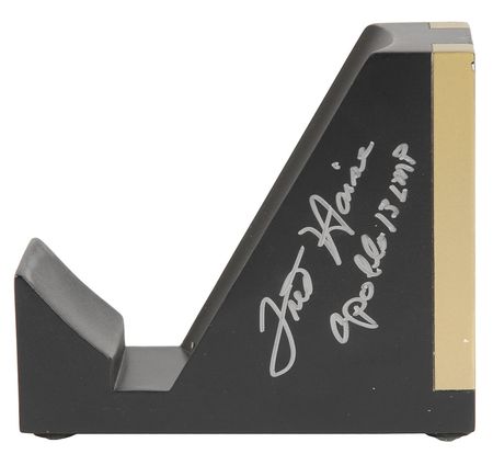 Lot #6336 James Lovell and Fred Haise Signed Apollo 11 CM Model - Image 3