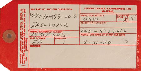 Lot #6509 STS-89 Hi-Temp Insulator - Image 5