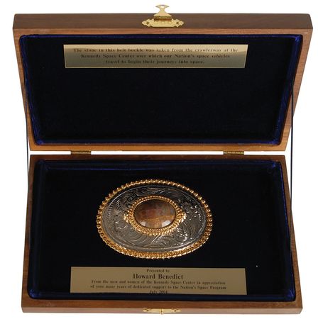 Lot #6519 Howard Benedict’s Crawlerway Belt Buckle - Image 1