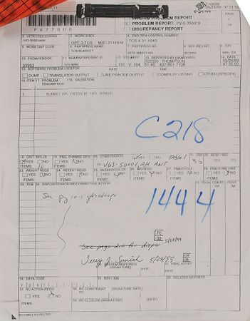 Lot #6506 STS-86 Flown MLI Blanket - Image 3