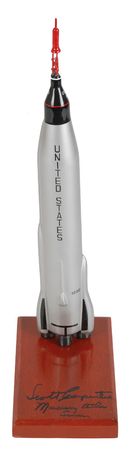 Lot #6085 Scott Carpenter Signed Mercury Model - Image 1