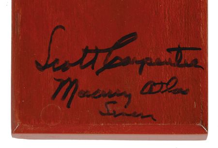 Lot #6085 Scott Carpenter Signed Mercury Model - Image 2