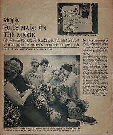 Lot #6203 Apollo Astronauts ‘My Suit’ Production Tags - Image 2