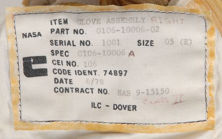 Lot #6484 Space Shuttle Extravehicular Activity Glove - Image 3
