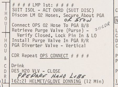 Lot #6426 Gene Cernan?s Apollo 17 Flown LM EVA Cue Cards - Image 8