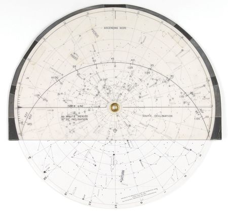 Lot #6121 Gemini 5 Flown Star Chart - Image 2