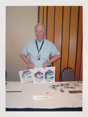 Lot #6494 STS-6: Paul Weitz Signed Patch Design Artwork - Image 6