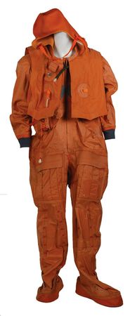 Lot #6474 Russian Soyuz TM-16/MIR 13 Flown Forel Hydrosuit - Image 1