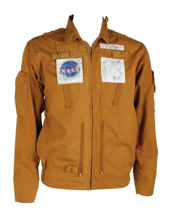 Lot #6447 Skylab 4: Gibson?s Flown Jacket and Pogue?s Training Boots - Image 1