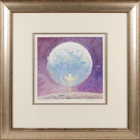 Lot #6173 Robert McCall Original Painting ‘Only the Beginning’ - Image 1