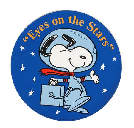 Lot #6400 Dave Scott?s Large MFA Snoopy Decal - Image 1