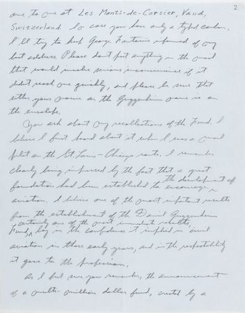 Lot #6007 Charles Lindbergh Autograph Letter Signed - Image 2