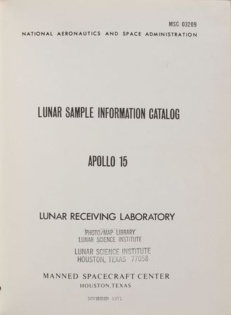 Lot #6385  Apollo 15 Pair of Lunar Sample Report Volumes - Image 5
