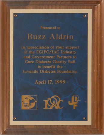 Lot #6286 Buzz Aldrin?s Collection of Four Awards - Image 3