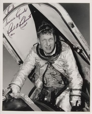 Lot #6054 X-15 Pair of Signed Photographs - Image 1