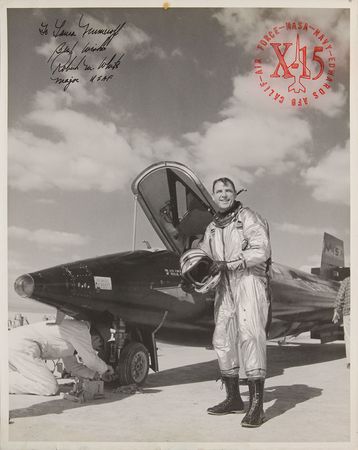 Lot #6054 X-15 Pair of Signed Photographs - Image 2