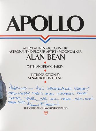 Lot #6322 Alan Bean?s ?Apollo: an Eyewitness Account? Signed Book - Image 1