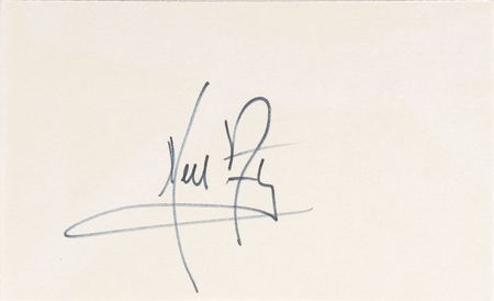 Lot #6266 Neil Armstrong Signature - Image 1
