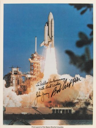 Lot #6529 STS-1 Signed Photograph - Image 1
