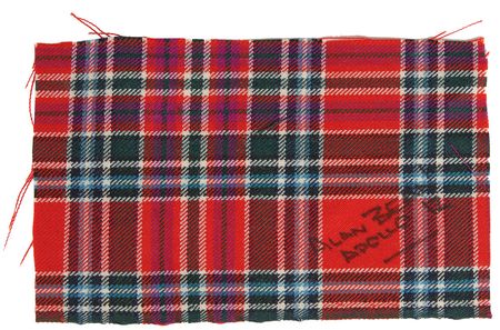 Lot #6302 Alan Bean’s Apollo 12 Lunar Surface-Flown MacBean Tartan Cloth - Image 1