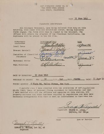 Lot #6001  Early WWI and WWII Aviation Pilot?s Archive - Image 14