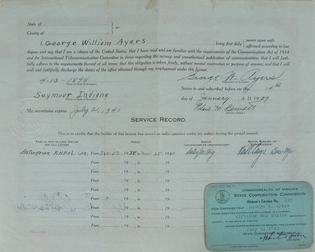 Lot #6001  Early WWI and WWII Aviation Pilot?s Archive - Image 17