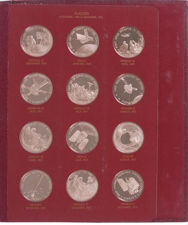 Lot #6204 ‘America in Space’ (36) Bronze Medallion Proof Set - Image 6