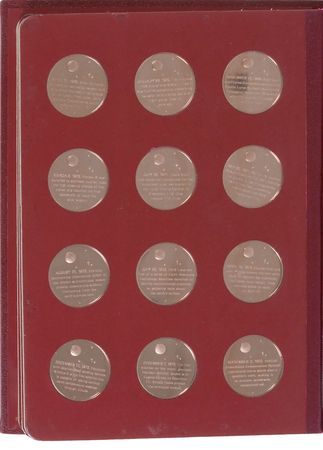 Lot #6204 ‘America in Space’ (36) Bronze Medallion Proof Set - Image 7