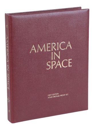 Lot #6204 ‘America in Space’ (36) Bronze Medallion Proof Set - Image 8