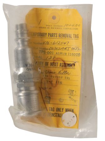 Lot #6449 Skylab 2 Flown Urine Filter - Image 1