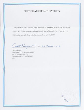 Lot #6079 Liberty Bell 7 Flown Dime - Image 3