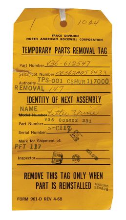 Lot #6450 Skylab 3 Flown Urine Filter - Image 4