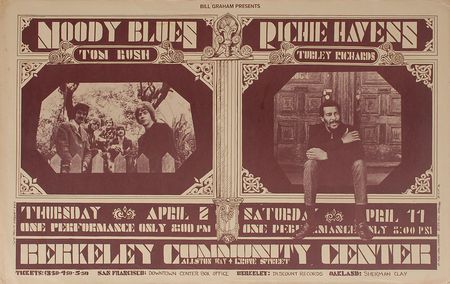 Lot #771  Moody Blues and Richie Havens - Image 1
