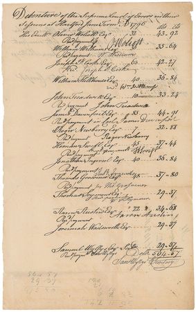 Lot #234 William Williams and Oliver Wolcott Signed Document - Image 1