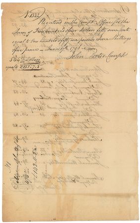 Lot #234 William Williams and Oliver Wolcott Signed Document - Image 2