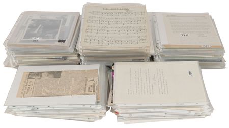 Lot #680 American Popular Song Lifetime Collection: Massive collection of America?s greatest songwriters - Image 2