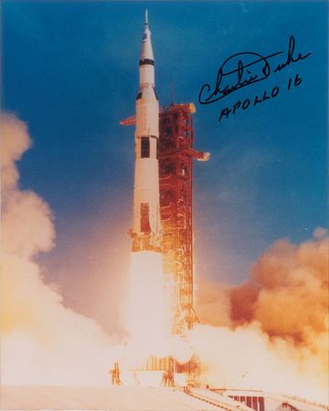 Lot #438 Charlie Duke Signed Photographs - Image 2