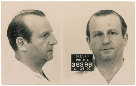 Lot #33 Jack Ruby Original Mug Shot Photograph: