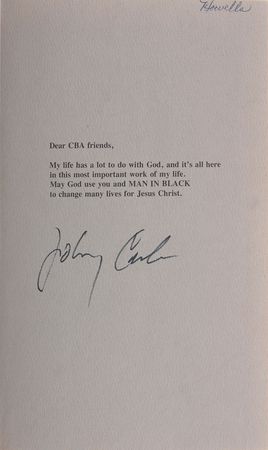 Lot #716 Johnny Cash Book - Image 1