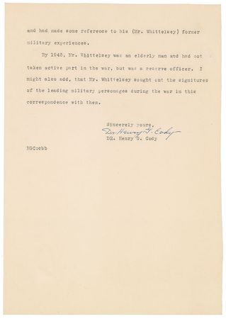 Lot #171 Dwight D. Eisenhower: Signed within weeks of WWII?s end - Image 5