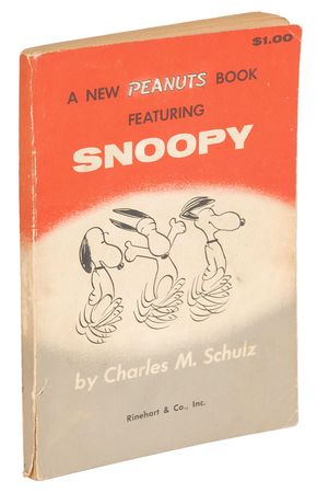 Lot #492 Charles Schulz: Spectacular vintage Snoopy sketch - Image 2