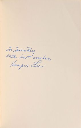 Lot #564 Harper Lee: Rare inscribed first edition of To Kill a Mockingbird - Image 1