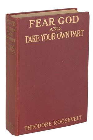 Lot #89 Theodore Roosevelt: Writings on the control and rights of liberty - Image 2