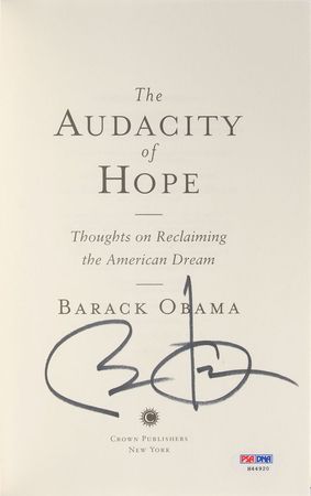 Lot #218 Barack Obama Book - Image 1